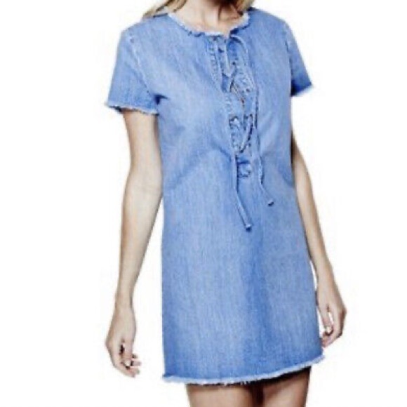 Guess Los Angeles denim mini dress - Picture 1 of 6